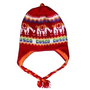 Alpaca Beanie Made in Peru Doble side